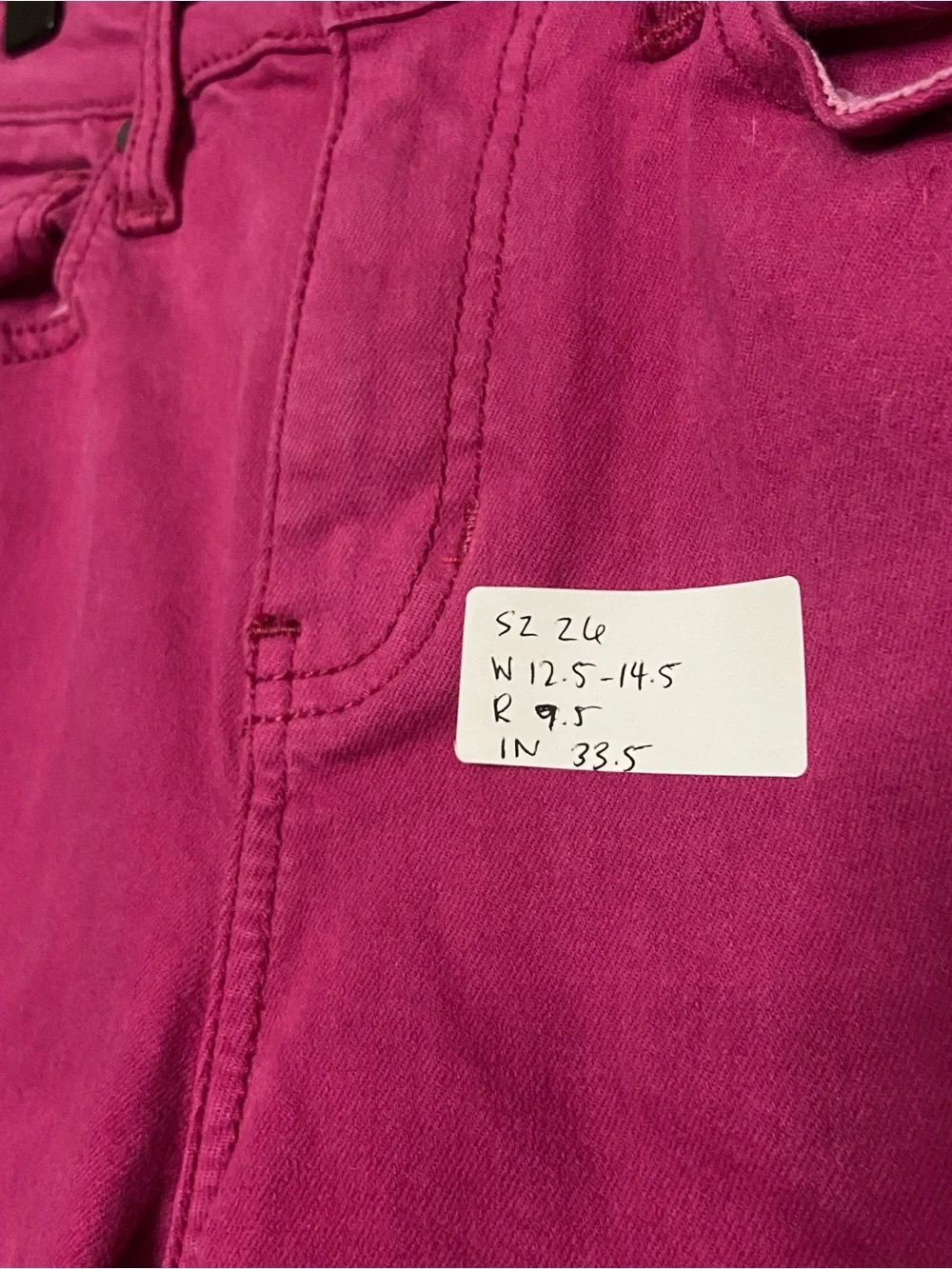✨ Shyanne Hot Pink Bell Bottom Jeans ✨
Size 26 | Country Western Vibes 💖🤠 - Picture 10 of 10